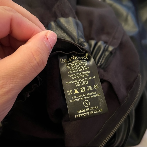 Blank NYC Tressa Black Faux Leather Jumpsuit - Picture 6 of 9